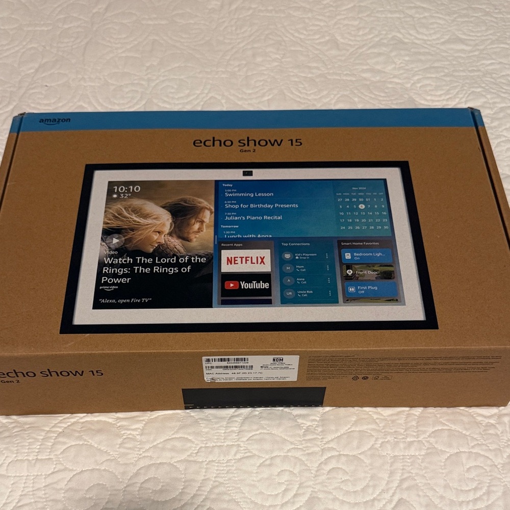 Amazon Echo Show 15 - Black Frame